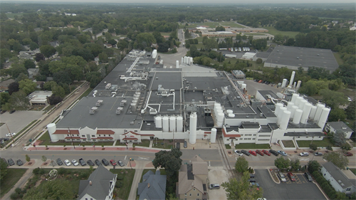 Aerial view of Headquarters & Aseptic Manufacturing Facility